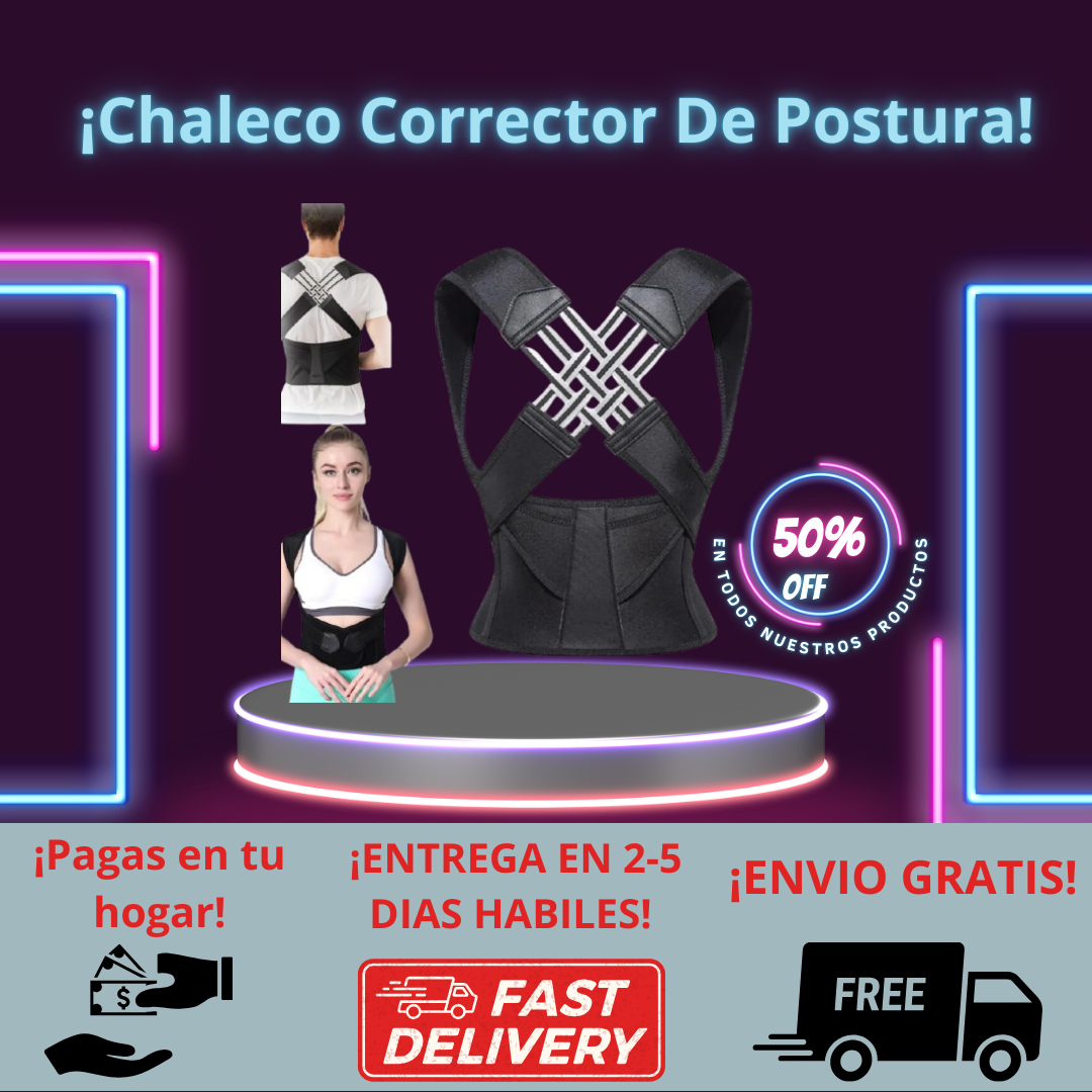 Chaleco Corrector De Postura Ajustable