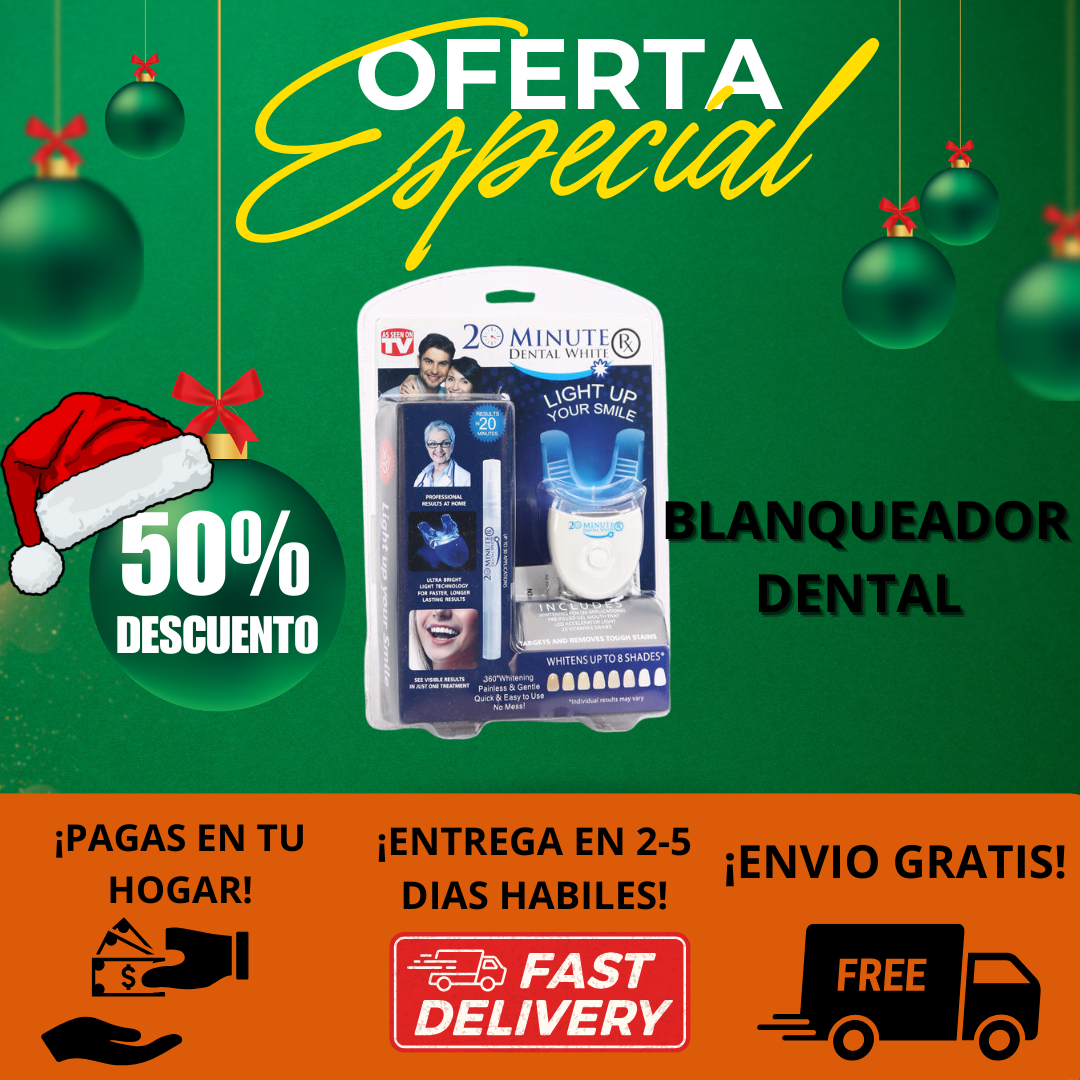 Blanqueador Dental 20 Minutos